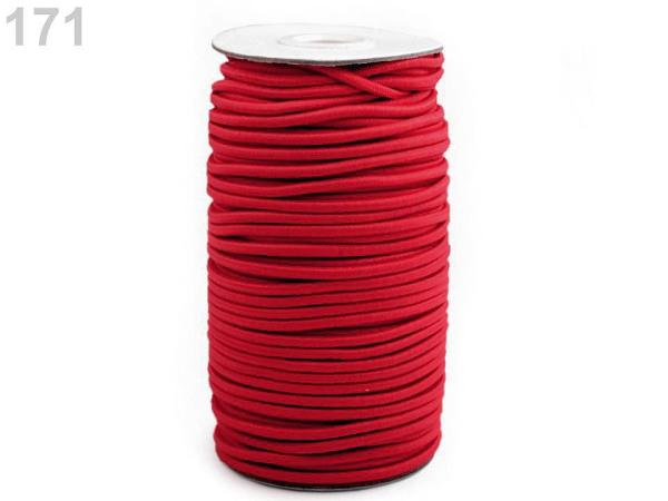 Gummikordel rund Ø3 mm MAGGIE - Rot